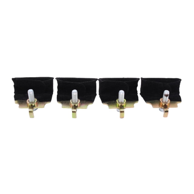 Kit 4 almohadillas antivibración para ventanas, soporte estabilizador lateral, reemplazo para reparación del lado del conductor y del