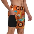 thumbnail image 3 of Gaeub Monster Truck Mens Swim Trunks Stretch Beach Shorts Quick Dry for Men Swim Shorts Swimwear with Pockets- Medium, 3 of 9