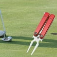 thumbnail image 6 of Golf Divot Repair Tool Golf Green Repair Fork Groove Cleaner Foldable Stainless Steel Design for Golfers, 6 of 9