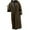 Brown, variant on IROINNID Women's Comfy Long Coat Solid Color Trench Coat Long Sleeve Outwear, Coffee