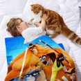 thumbnail image 2 of Paws of Fury Throw Blanket Gifts for Fans Lover Girls Boys Women Present Hoodie Him Bed 50"x60", 2 of 6