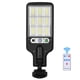 thumbnail image 2 of Farola solar con sensor de movimiento | Reflector LED solar para exteriores, resistente al agua IP65, para estacionamientos y entradas de vehículos | Encendido y apagado automático desde el, 2 of 7