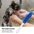 thumbnail image 3 of Cepillo para mascotas, accesorios de belleza para perros, cepillo de baño para mascotas, mango largo, melena de goma suave, cómodo masaje de belleza, herramientas de belleza para mascotas, 3 of 5