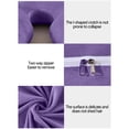 thumbnail image 6 of Pregnancy Pillow, C Shaped Full Body 57 Inch Maternity Pillow with Removable Washable Cover - Sleep Support for Legs, Back, Neck, Shoulder, HIPS, Belly for Pregnent Women, Purple, 6 of 9