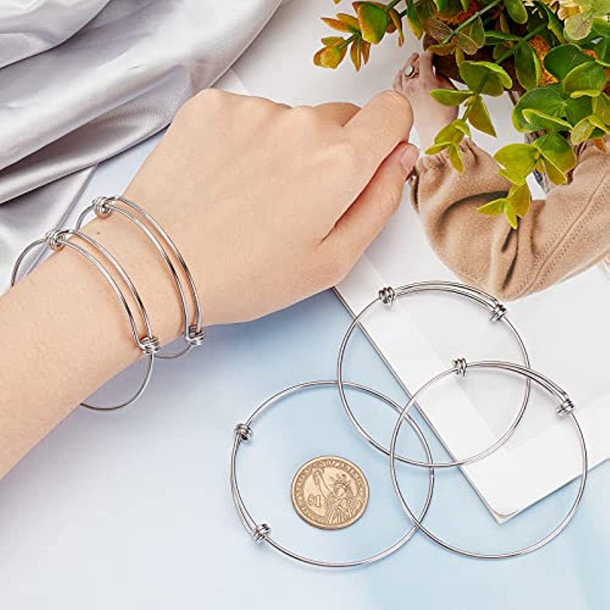 Solid 925 sterling silver handmade stylish designer fancy baby adjustable  bangles bracelet, excellent kids charm jewelry bbk76 | TRIBAL ORNAMENTS