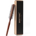 thumbnail image 1 of BESTOOL Small Round Brush for Short Hair, Round Hair Brushes for Blow Drying, Men Beard Brush, Professional Styling Brush for Smoothing, Curls, Bangs (Reddish brown), 1 of 7