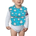 thumbnail image 6 of Hirioo Hippo In Water Head for Baby Waterproof Pocket Bib Adjustable Closed for Babies Toddlers with Large Pocket 6-24Months, 6 of 8
