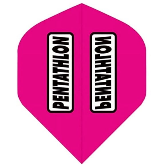 3 Sets (9 Flights) Pentathlon MAGENTA Standard Ex-Tough Dart Flights - 100 Micron