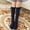 Z1 Navy, variant on Girl's Knee High Socks Over Calf Diamond Pattern Socks Kids Overknee Stockings Long Stockings Dress Socks School Uniform Seamless Toe Sock Breathable Mesh Bow Style Black