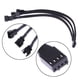 thumbnail image 2 of Kuymtek Cable de ventilador PWM de 4 pines Cable de extensión con funda negra divisora ​​de 1 a 3 vías Kuymtek Componentes de la computadora, 2 of 6