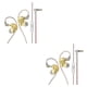 thumbnail image 4 of Inteprter Auriculares para teléfono inteligente con cable de 3,5 mm y 0,75 mm con cancelación de ruido Auriculares para teléfono con cable Oro con micrófono 2Conjunto, 4 of 6