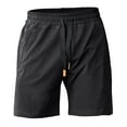 thumbnail image 5 of YLSDY Summer Casual Men Shorts Drawstring Athletic Shorts Hiking Training Gym Shorts Lightweight Shorts Men Casual Black XXL, 5 of 5