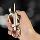 thumbnail image 1 of Llavero de queroseno con rueda de molienda multifuncional para hombre, encendedor de coche, llavero personalizado para llevar en la cintura, regalo moderno, llavero de metal con encendedor., 1 of 6