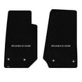 thumbnail image 2 of Lloyd Mats LogoMat Custom-Fit 2PC Carpet Floor Mats for 2014-2018 Jeep Wrangler JK 4-Door, Black, 2 of 4