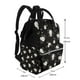 thumbnail image 2 of Disketp Rose Flowers Mochila de Pañales de Gran Capacidad con Múltiples Bolsillos, Mochila de Viaje Multifuncional para Bebé, Unisex, Moderna y Resistente, 2 of 6