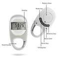 thumbnail image 3 of Simple Pedometer | Pedometer Walking 3D Pedometer Clip, Daily Target Monitor, Pedometer Without App, 7 Day Memory Pedometer For Men Women Kids-Style259, 3 of 5