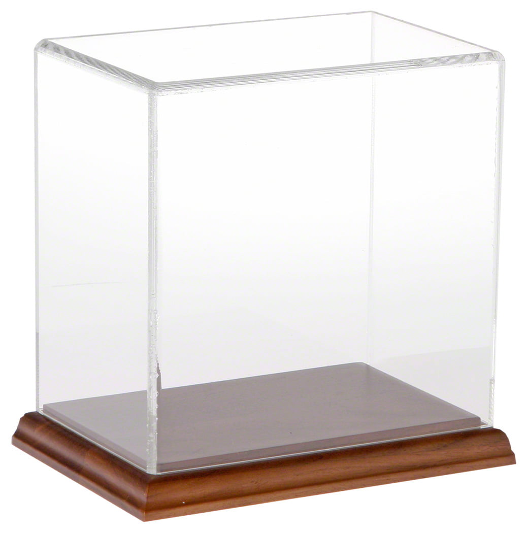 Plymor Clear Acrylic Display Case with Black Base 6" W x 4" D x 6" H 