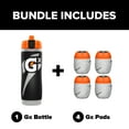 thumbnail image 3 of Gatorade Gx Hydration System – Black 30oz Squeeze Bottle + 4 Glacier Freeze Flavor Pods, 3 of 12