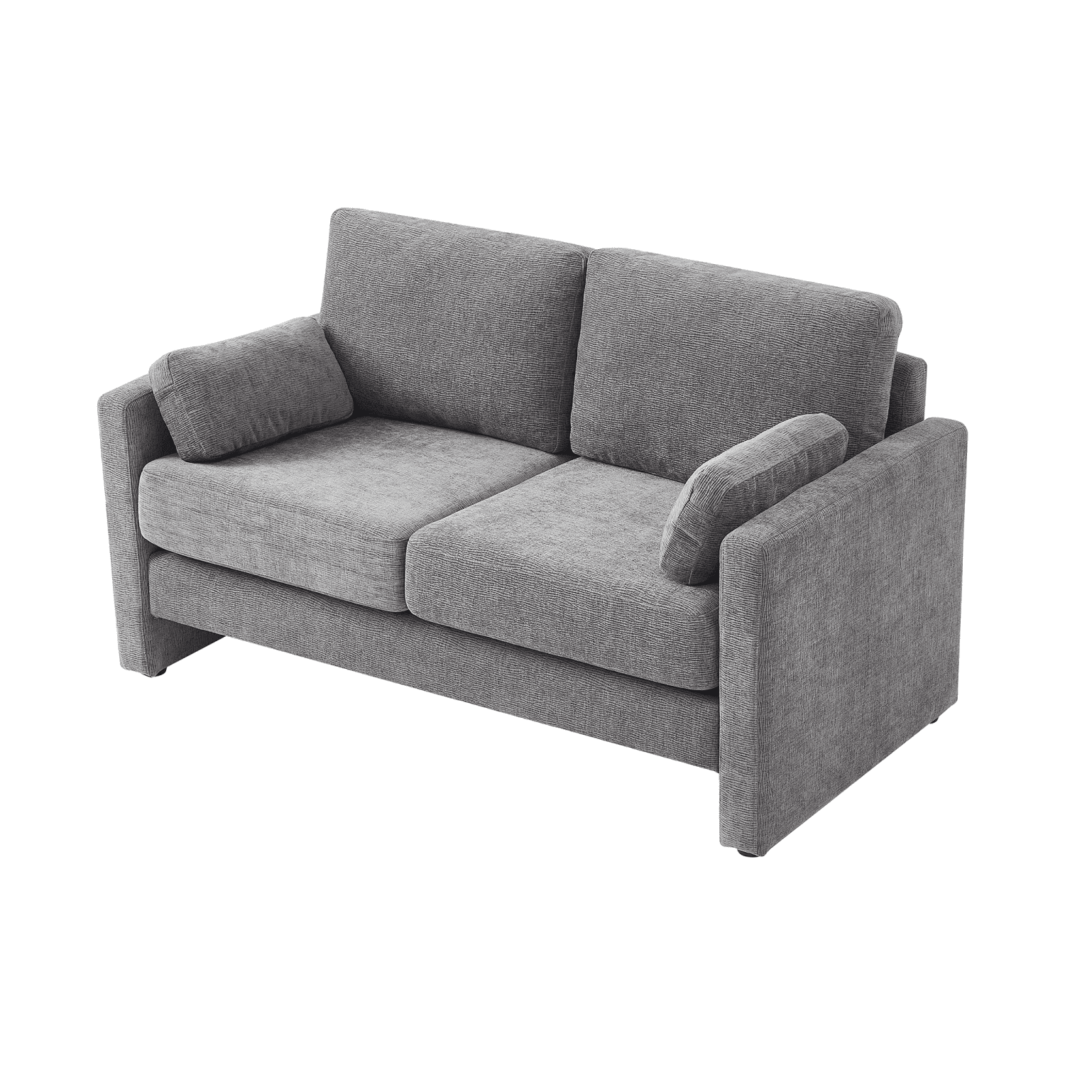Gewnee 58.66'' Modern LoveSeat, 2-seat Chenille sofa Mid Century for Living Room and Small Spaces,