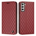 thumbnail image 1 of Feishell for Samsung Galaxy S23 Plus Wallet Case with RFID Blocking Protection Card Slots,Shockproof Luxury PU Leather Magnetic Closure Flip Kickstand Anti-Scratch Full Protection Phone Case,Red, 1 of 11