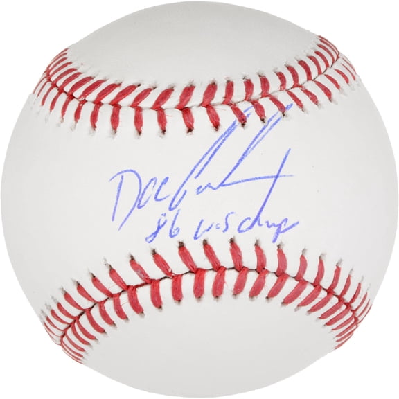 Doc Gooden New York Mets Autographed Baseball with "86 W.S. Champs" Inscription - Fanatics Authentic Certified