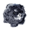 thumbnail image 2 of Amuse Plush Stuffed Animal Keychain Black Pomeranian 4", 2 of 2