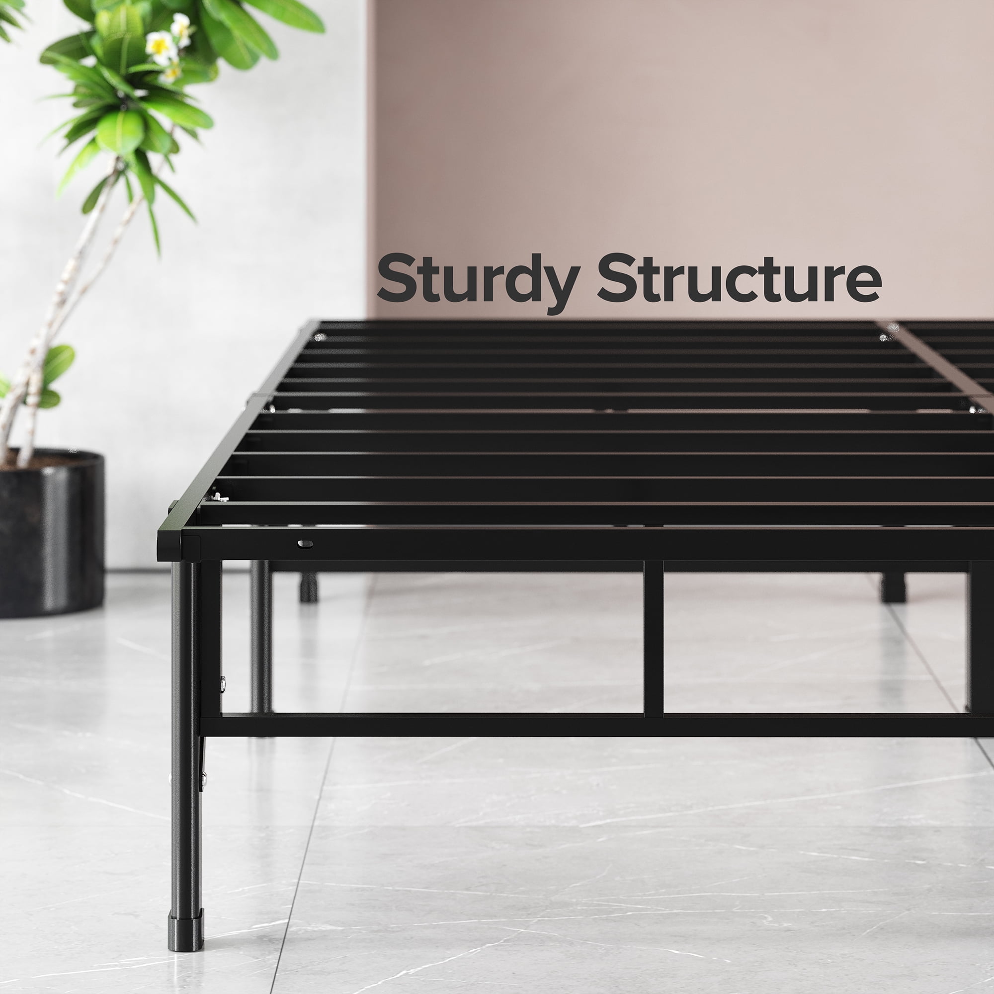 Zinus Smartbase Compack 14" Metal Bed FrameFoundation, California King