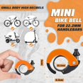 thumbnail image 3 of shiyou-Hidden Bike Bell Conch Clear Long Sound (Orange), 3 of 4