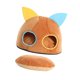 thumbnail image 4 of Cama para gatos de interior, túnel para gatos, cama para dormir, cama para mascotas, cama semicerrada calmante para perros y gatos. Marrón, 4 of 9