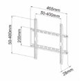 thumbnail image 3 of TECHly Support Mural Fixe Mince 23-55 Pouces pour Téléviseur LED LCD - Noir, 3 of 5