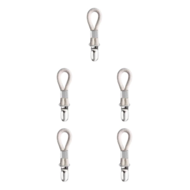 Naiovety Pinza para toallas, perchero para ropa, pinza para la colada, mano de obra fina de algodón, baño, Metal multiusos, a prueba de Type2 NO2