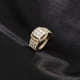 thumbnail image 5 of Anillo de aleación, conjunto de anillos, anillo personalizado para hombre, anillo hip hop, anillo urbano moderno para hombre, anillo con micro incrustaciones de circonita, 5 of 8