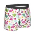 thumbnail image 4 of Uemuo Cute Flamingo Pattern Men's Boxer Briefs,Trunk Anti-Chafing,Comfortable, Durable, and Stylish Underwear-Medium, 4 of 9