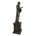 thumbnail image 2 of US 14.63 Inch Greek Philosopher Aristotle Cold Cast Bronze Figurine, 2 of 5