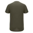 thumbnail image 3 of Men's Henley Shirts Short Sleeve Casual Fashion Waffle Button Down T Shirt Round Neck Quick Dry Sport Tees, 3 of 5