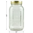 thumbnail image 4 of Mainstays 32 oz Airtight Glass Regular Mouth Canning Jars (12 Count), 4 of 6