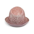 thumbnail image 4 of Top Headwear Womens Fashion Lace Fedora Hat - Light Pink, 4 of 4