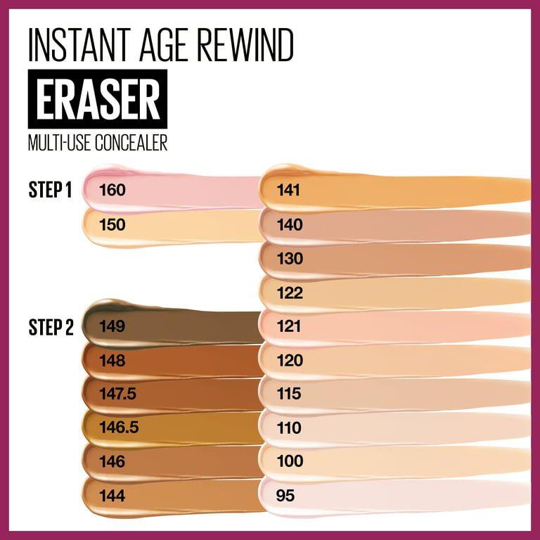 Opsætning Kære Populær Maybelline Instant Age Rewind Instant Eraser Multi Use Concealer, 110, 0.2  fl oz - Walmart.com