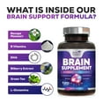 Brain Supplement for Memory and Focus Nootropics for Concentration