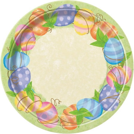 9 easter spring paper dinner plates 8ct walmart com