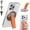 Orange, variant on Strong Magnet Phone Holder 360° Rotating Metal Folding, Anti-Slip Silicone Ring, Compatible with iPhone and Android Phones