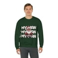 thumbnail image 5 of My Man Santa Unisex Heavy Blend™ Crewneck Sweatshirt, 5 of 7