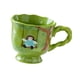 thumbnail image 2 of Taza de café de cerámica, bonita taza de café decorativa portátil, taza de agua para desayuno para sala de estar, dormitorio, apartamento y hogar., 2 of 7