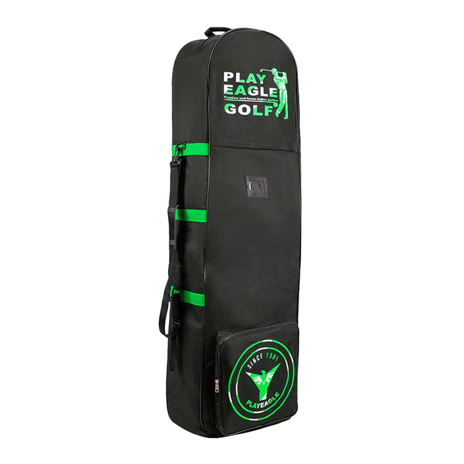 harayaa Airline Golf Travel Bag Golf Travel Cover Zipper Foldable Storage Bag Golf Clubs Green
