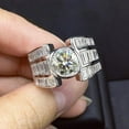 thumbnail image 3 of SEPARQI Modern Cocktail Anniversary Ladies For Women High Quality Lightweight CZ AAA Zircon Ring Elegant Gift Comes in Elegant Box, 3 of 8