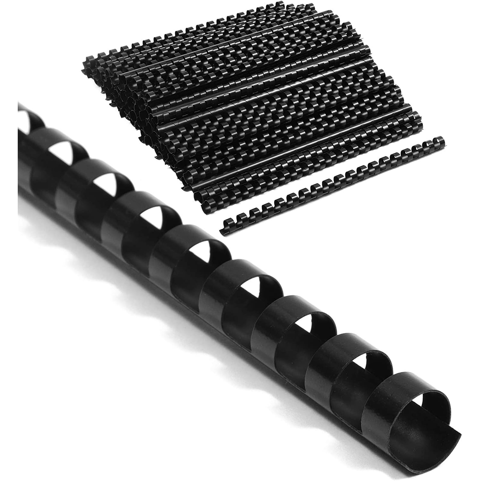 20 sheets 6mm Plastic Binding Comb 20 or 21 Rings x 500's Black 