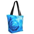 thumbnail image 2 of Haiem Blue Shell Pattern Shoulder Bag - Durable and Spacious Tote Bag,Versatile Shopping Bag, 2 of 9