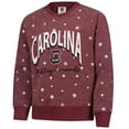 thumbnail image 2 of Girls Youth Wes & Willy  Garnet South Carolina Gamecocks Shimmer Star Reverse Sweatshirt, 2 of 3