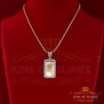 thumbnail image 2 of King of Bling's King Of Bling's Yellow 925 sterling Silver Fancy Pendant 1.32ct Cubic Zirconia, 2 of 12