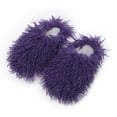 thumbnail image 3 of Women's Curly Furry Slippers, Indoor Thermal Cozy Fuzzy Shoes, Warm Bedroom Floor Plush Slippers With Non-slip Sole, 3 of 8